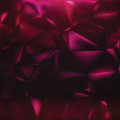 Fototapeta premium Dark Red Geometric Polygon Background