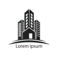 Fototapeta premium Elegant Real Estate Logo Design Modern Property Logo Template
