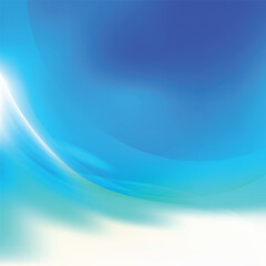 Abstract Blue and White Wavy Background Vector