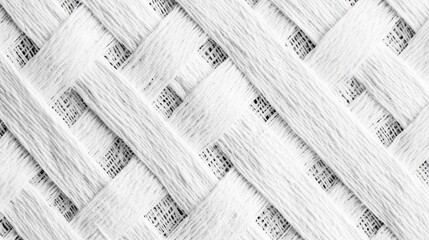 Obraz premium Creative branding inspiration minimalist white canvas texture artistic surface studio environment close-up view seamless design concept