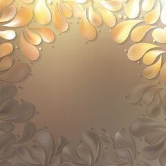 Abstract Arc Drops Background Template