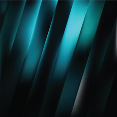Abstract Black Turquoise Stripes Background Design