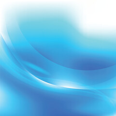 Abstract Blue and White Wave Background Template