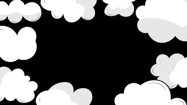 Animated clouds ( 4k )