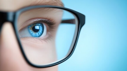 Close-Up of Glasses Showing Code Analysis