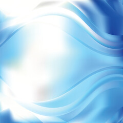 Cobalt Blue Wave Background Vector