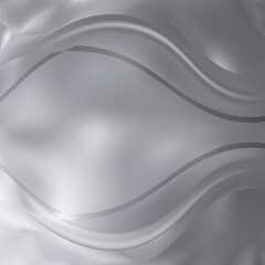 Abstract Gray Curve Background Vector