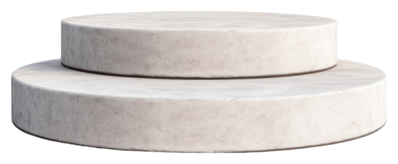 PNG Empty Winners podium with 3 places minimalist industrial furniture.