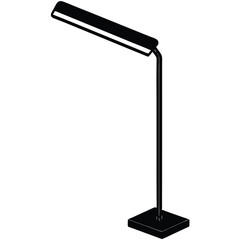 table lamp isolated on white background