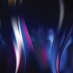 Dark Blue Wave Background Vector
