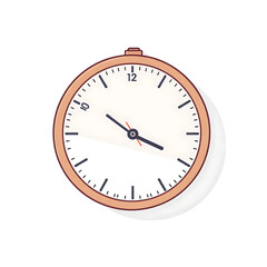 clock isolated on white background