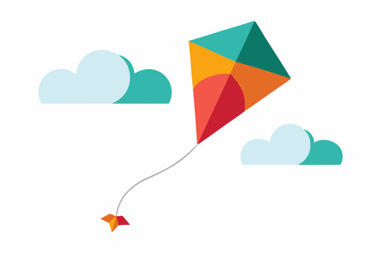 kite flying in the sky