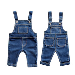 Adorable Baby Denim Overalls: Stylish and Comfortable Outfit for Little Ones