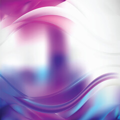 Blue Purple Wave Background Vector