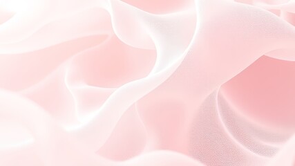 Obraz premium Soft Pink & White Valentine's Day Abstract Art