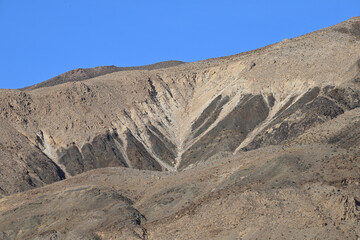 Colorful erosion Panamint Mountains.