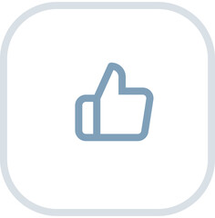 thumbs up, like icon