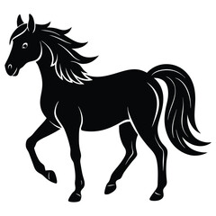Obraz premium horse cowboy silhouette mammal animal 