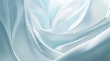 Obraz premium Dynamic ripple effects in soft blue and white textures natural light abstract art calm atmosphere close-up clarity