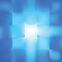 Blue Square Background Vector Template