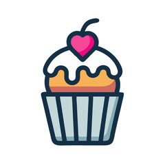 cupcake icon design