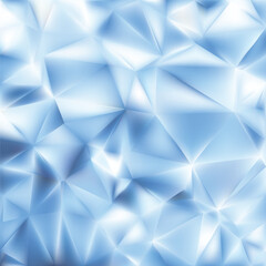 Obraz premium Light Blue Geometric Polygon Background