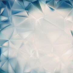 Obraz premium Blue Beige Polygon Triangle Background