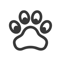 dog paw icon design