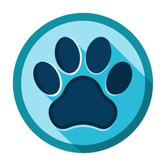 dog paw icon design