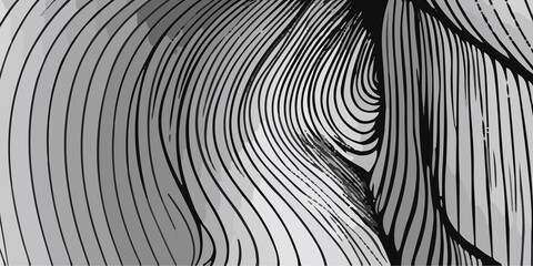 Beautiful black and white background design with flowing black and white lines. A wall background with a vibrant black and white color of the world, lovingly made of a group of lines. black and white