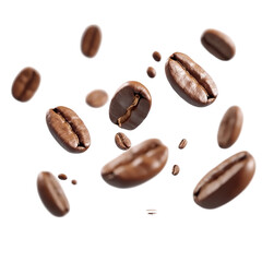 Fototapeta premium Roasted Coffee Beans in Air