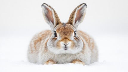 Obraz premium Jackalope on White Background. Generative AI