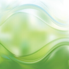Fototapeta premium Light Green Wave Background Design