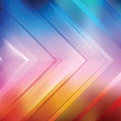 Abstract Colorful Arrow Background Template
