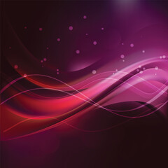 Dark Pink Wave Background Vector Illustration