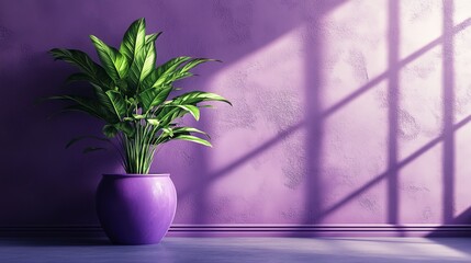 Fototapeta premium A vibrant purple studio table, striking for product displays and advertising visuals.