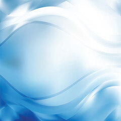 Abstract Light Blue Curve Background