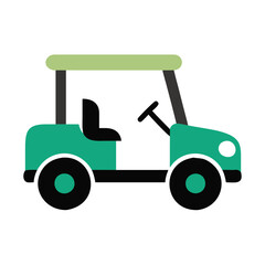 golf cart car icon design