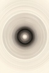 Abstract concentric circles, grayscale gradient, swirling pattern.