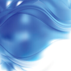 Cobalt Blue Wave Design Background