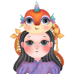 The girl and the snake, Chinese New Year Festival