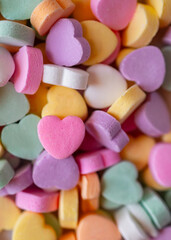 candy heart background