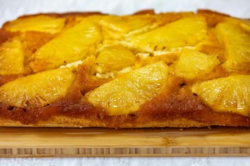 Original Brazilian caramelized pineapple pie