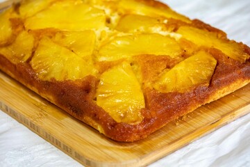 Original Brazilian caramelized pineapple pie