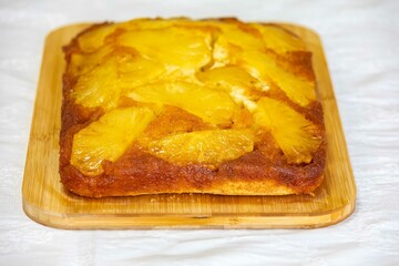 Original Brazilian caramelized pineapple pie