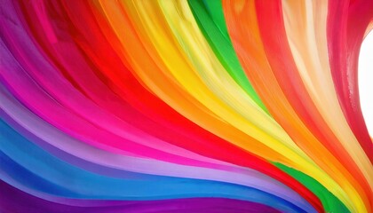 Obraz premium vibrant rainbow color wave texture for artistic backgrounds, abstract designs, branding visuals, or creative print media