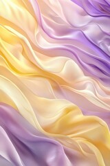 Obraz premium Abstract pastel fabric, flowing waves, soft texture.