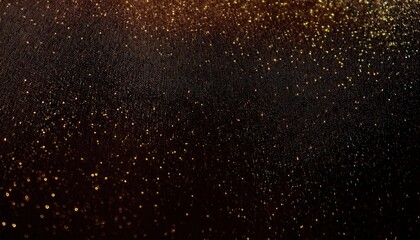 Obraz premium golden shimmer texture with scattered sparkles on dark background for luxury designs, festive decor, or abstract art projects