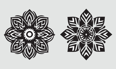 Mandala Line Drawing Design