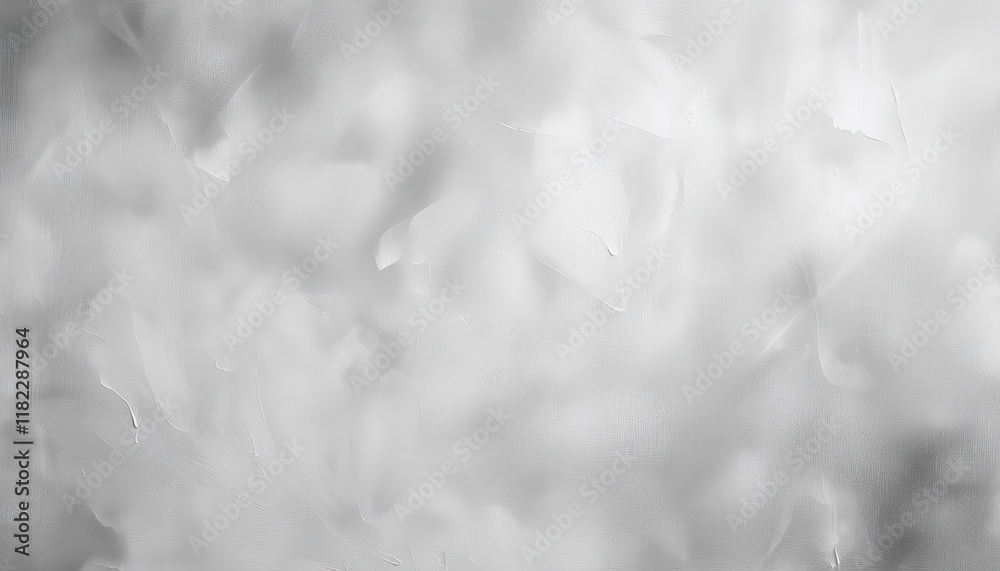 Poster textured abstract white and gray background with soft brush strokes, perfect for modern minimalist design or branding visuals